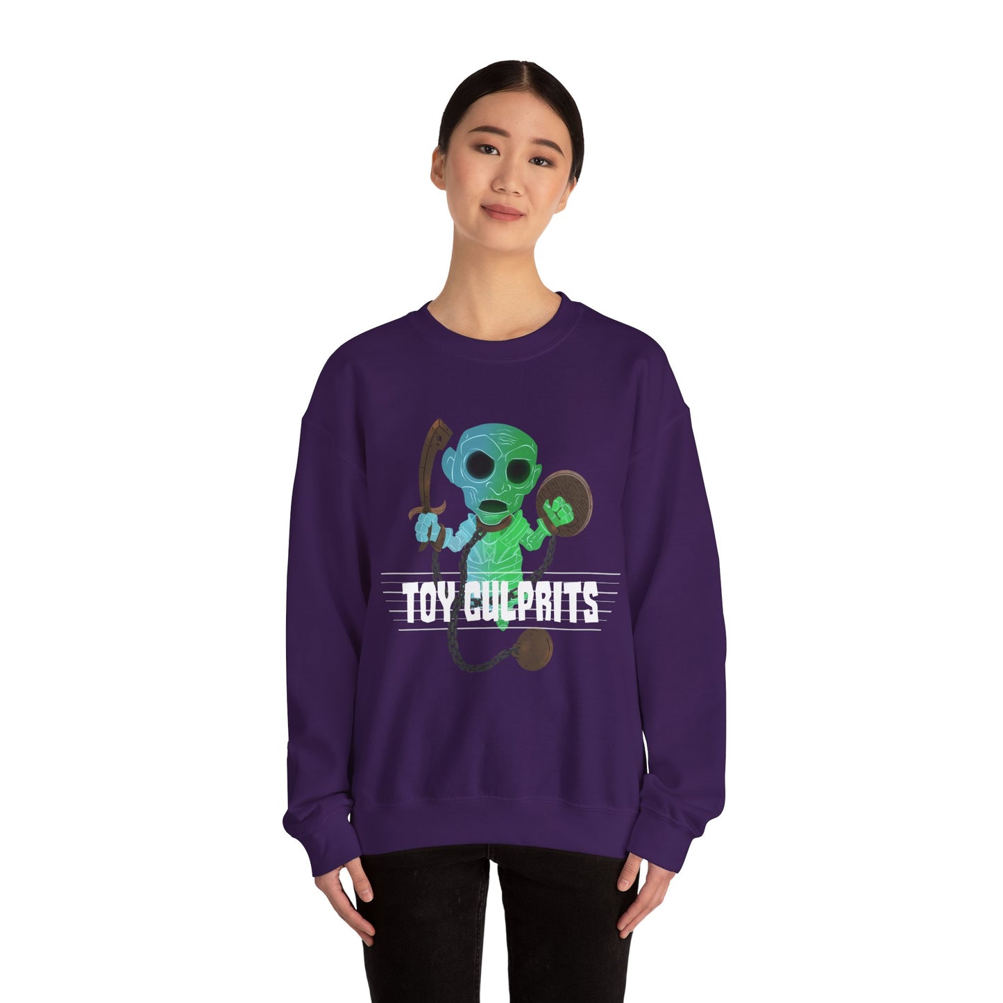 Toy Culprits Blue & Green Ghost | Mythic Legions | Fan Art | Sweatshirt
