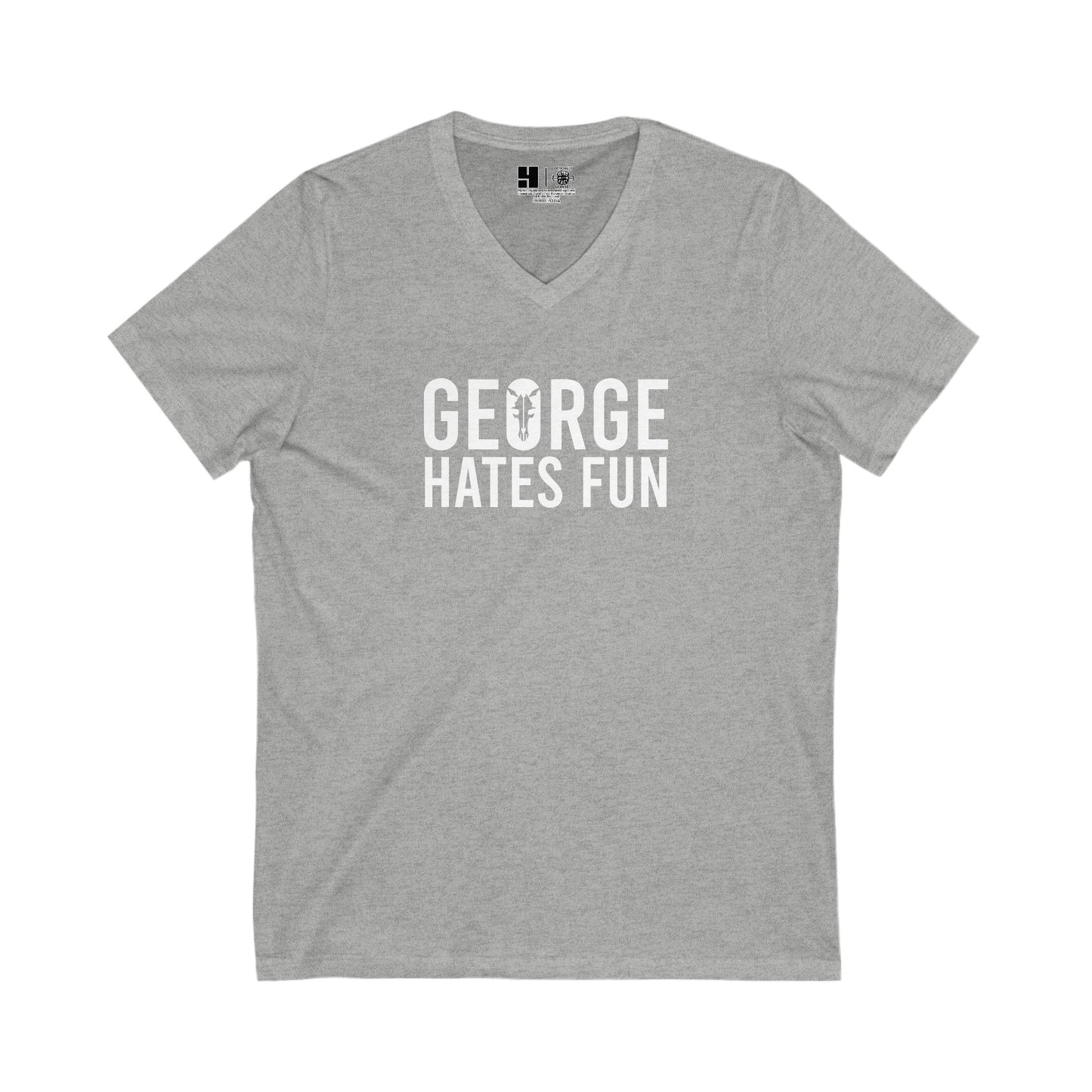 George Hates Fun | Mythic Legions | V-Neck T-Shirt