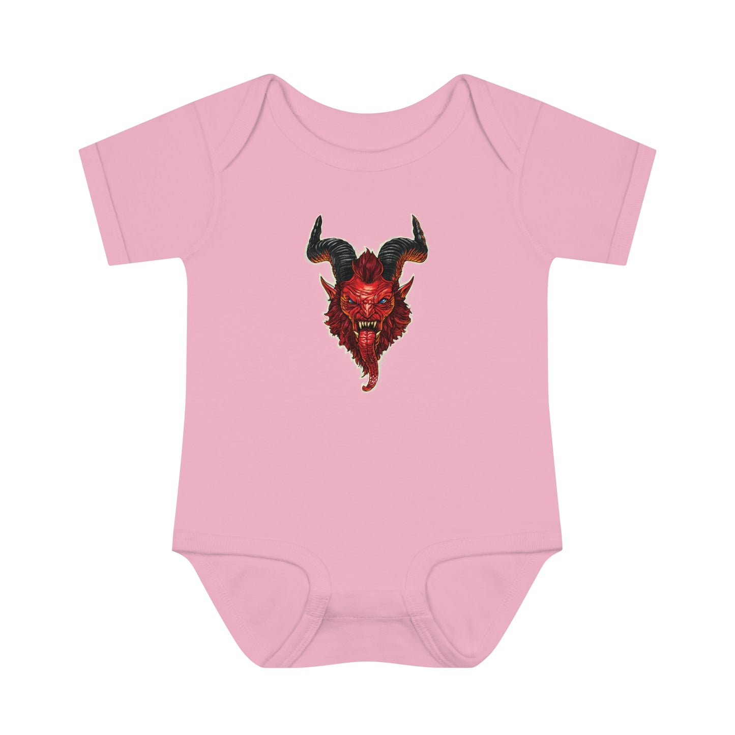 Krampus v2 Red | Figura Obscura | Baby Bodysuit