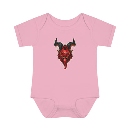 Krampus v2 Red | Figura Obscura | Baby Bodysuit