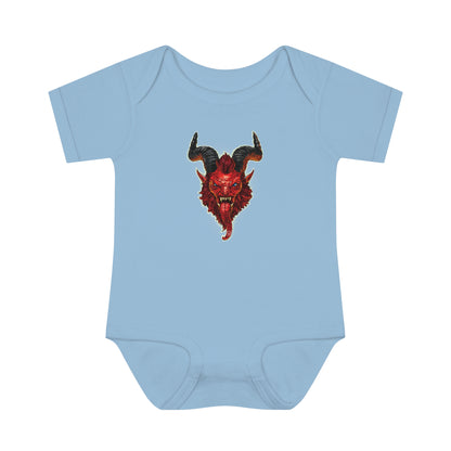 Krampus v2 Red | Figura Obscura | Baby Bodysuit