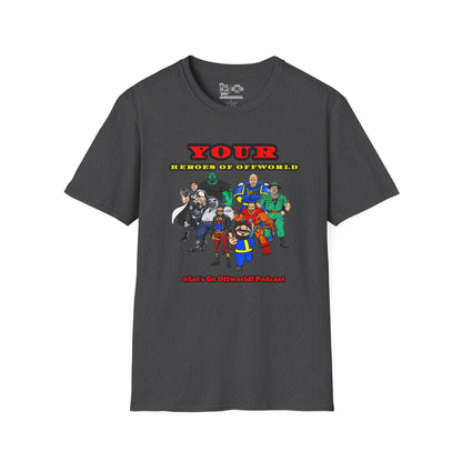 Heroes of Offworld | Mythic Legions | Fan Art | Soft T-Shirt