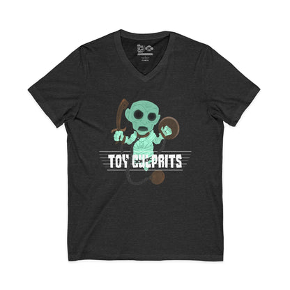 Toy Culprits Green Ghost | Mythic Legions | Fan Art | V-Neck T-Shirt