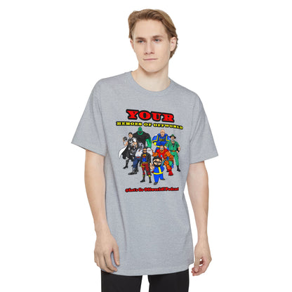 Heroes of Offworld | Mythic Legions | Fan Art | Tall T-Shirt