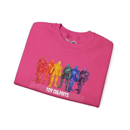 Rainbow Ghosts w/ Toy Culprits White Logo | Mythic Legions | Fan Art | Sweatshirt