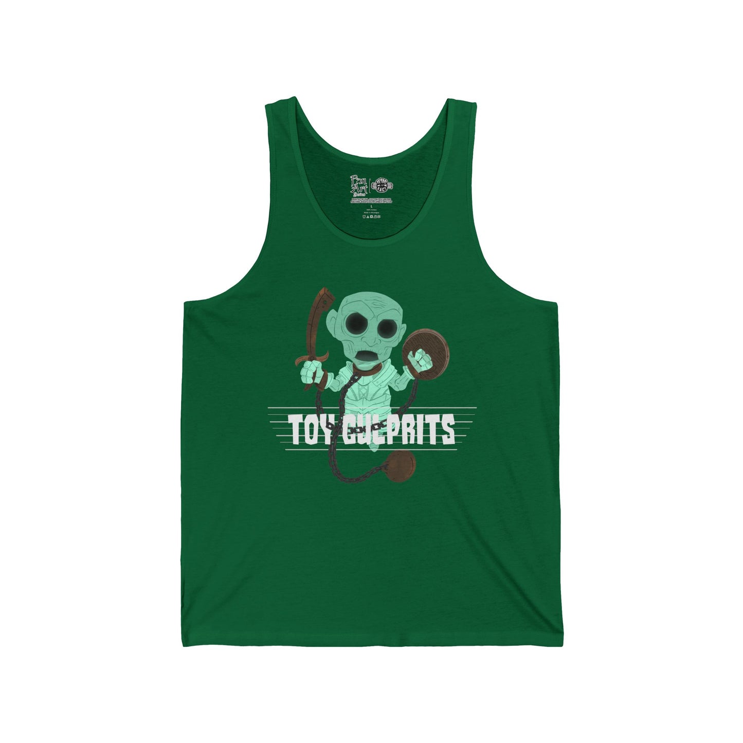 Toy Culprits Green Ghost | Mythic Legions | Fan Art | Tank Top