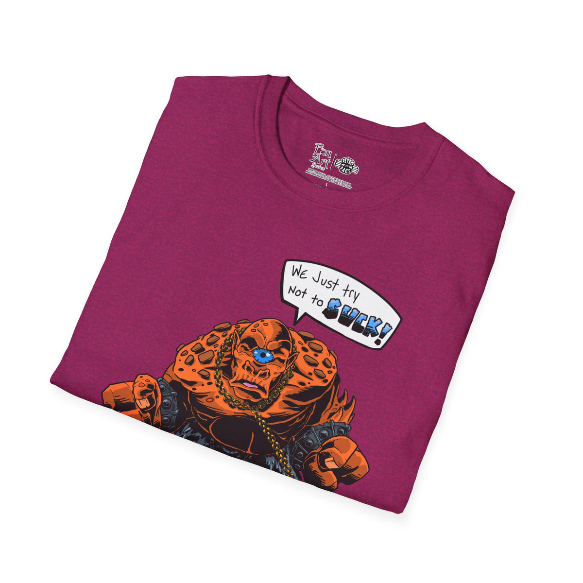 CB's Birthday Brontus | Mythic Legions | Fan Art | Soft T-Shirt