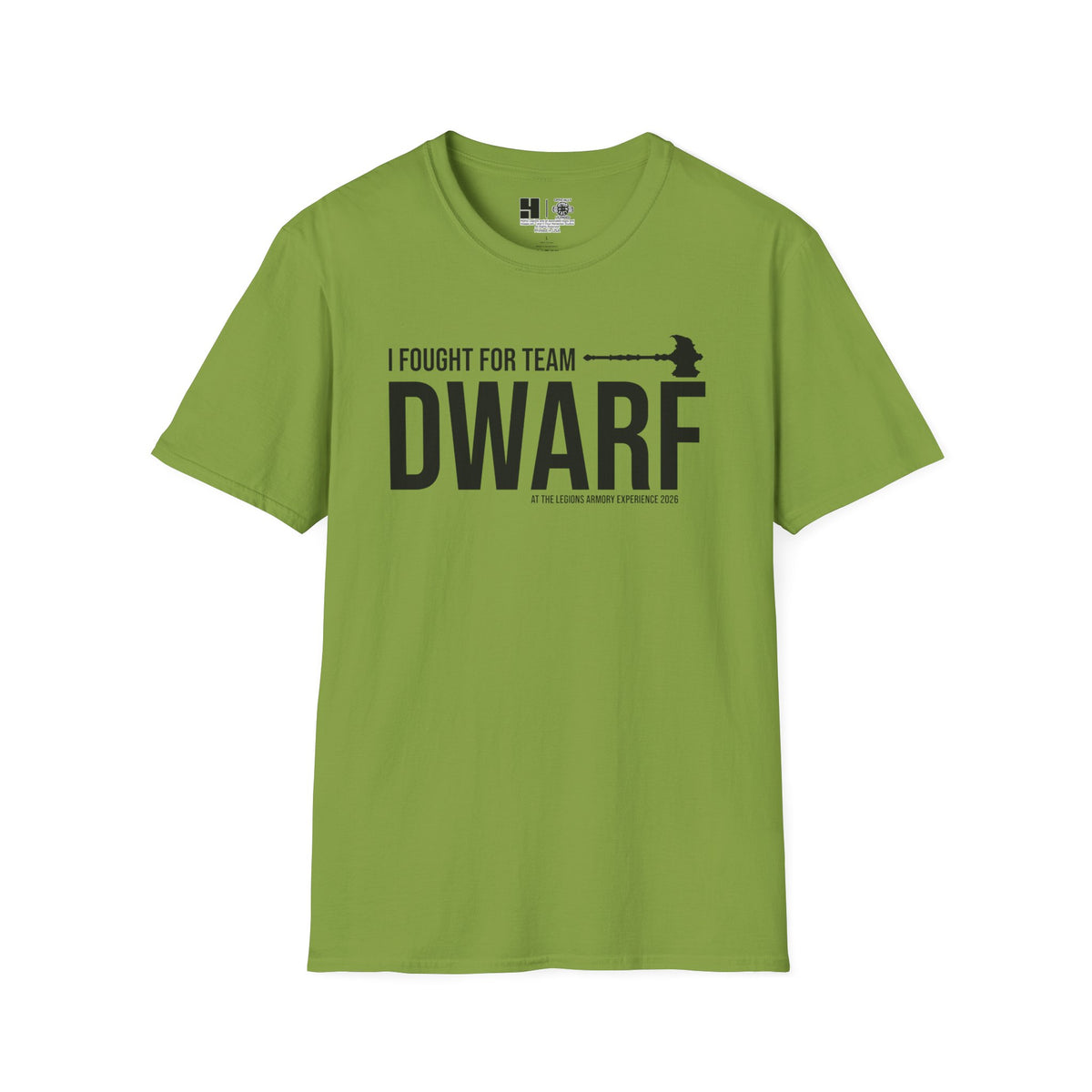 Team Dwarf Legions Con 2026 (Black Logo) | Mythic Legions | Soft T-Shirt