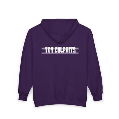 Toy Culprits White Logo | Mythic Legions | Fan Art | Full Zip Hoodie