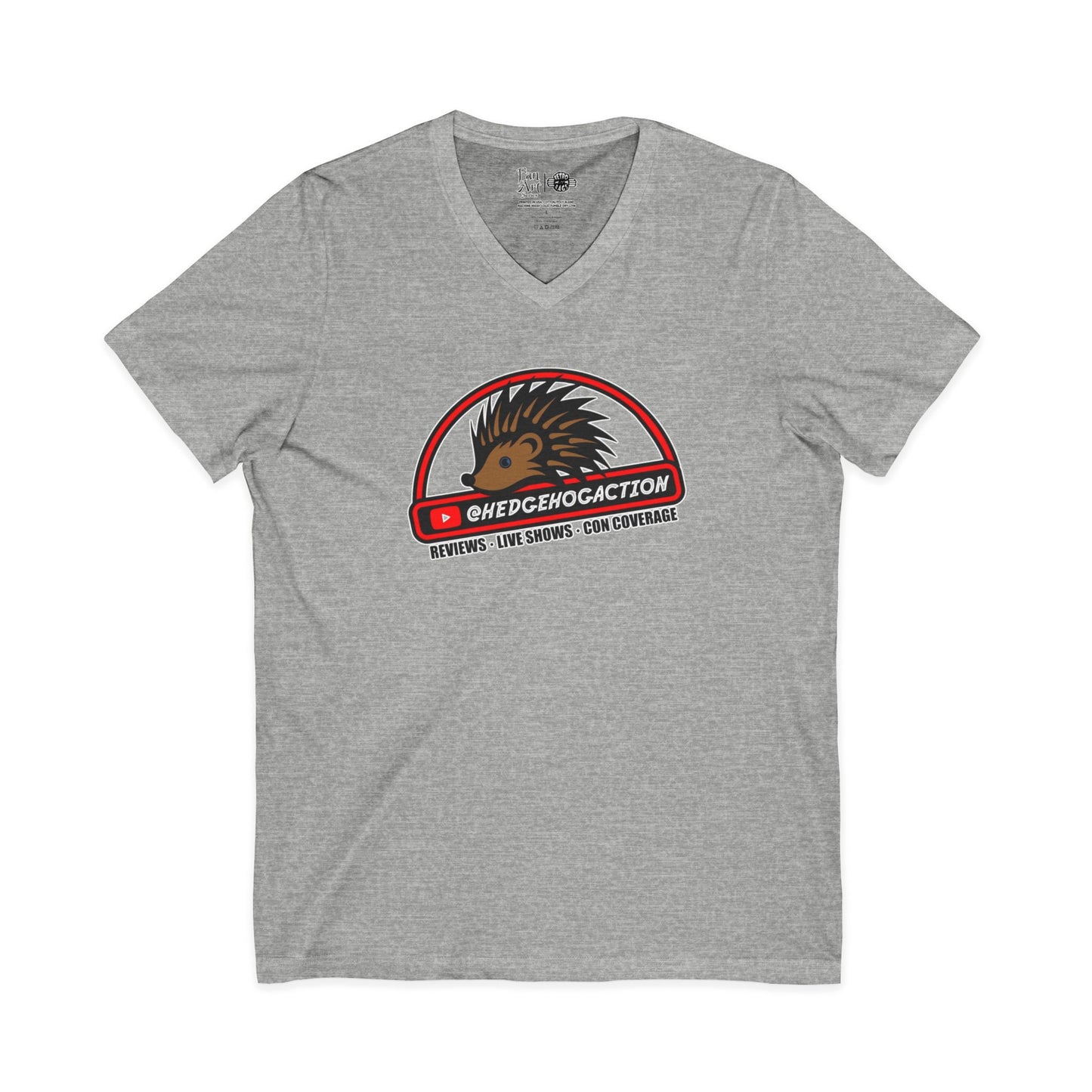 Hedgehog Action Logo | Mythic Legions | Fan Art | V-Neck T-Shirt