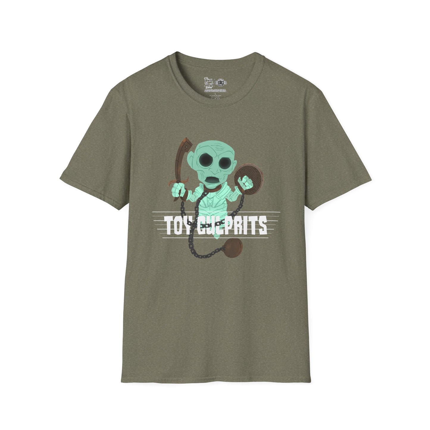 Toy Culprits Green Ghost | Mythic Legions | Fan Art | Soft T-Shirt
