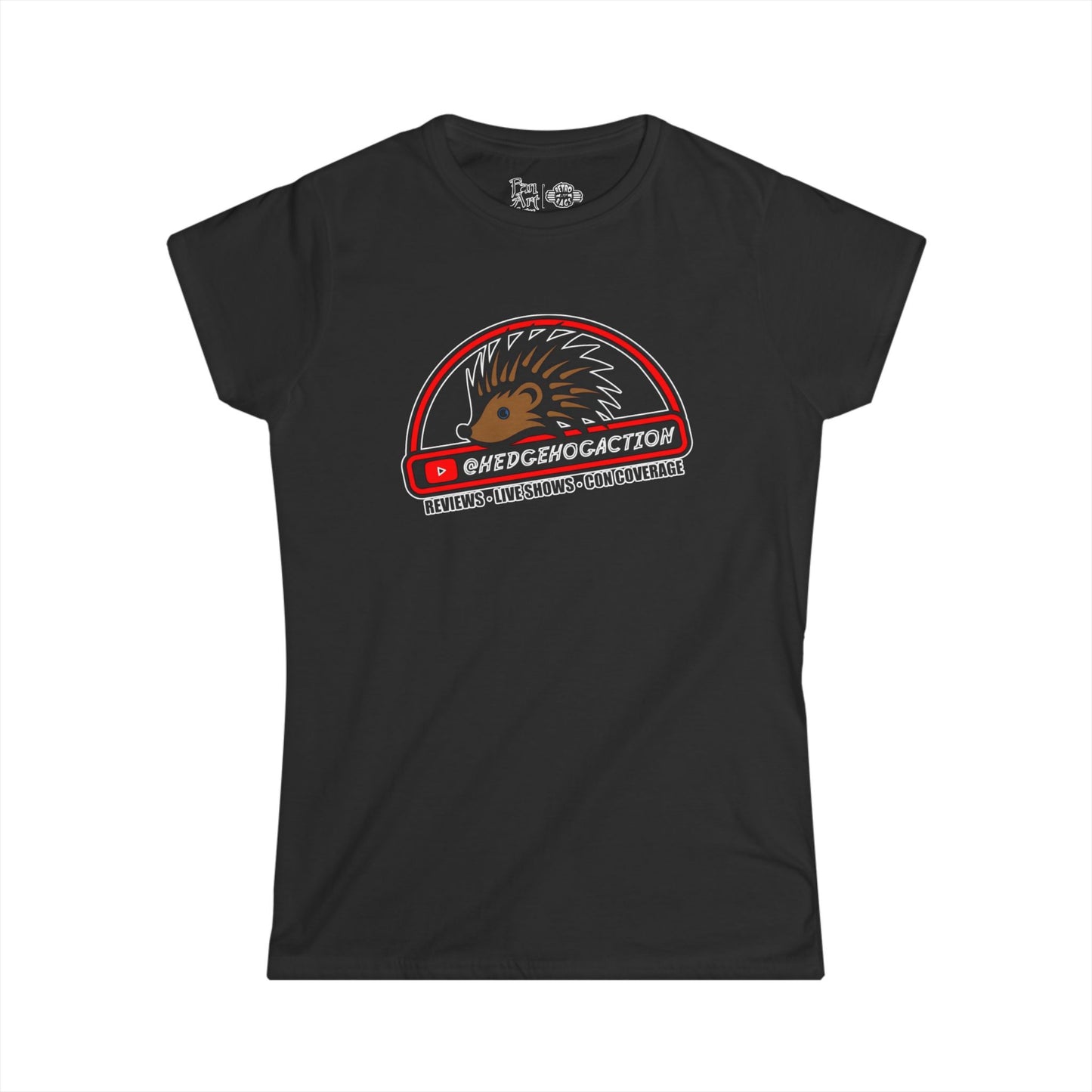 Hedgehog Action Logo | Mythic Legions | Fan Art | Women's T-Shirt