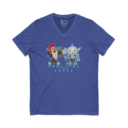 Shooting the Shelf | Mythic Legions | Fan Art | V-Neck T-Shirt