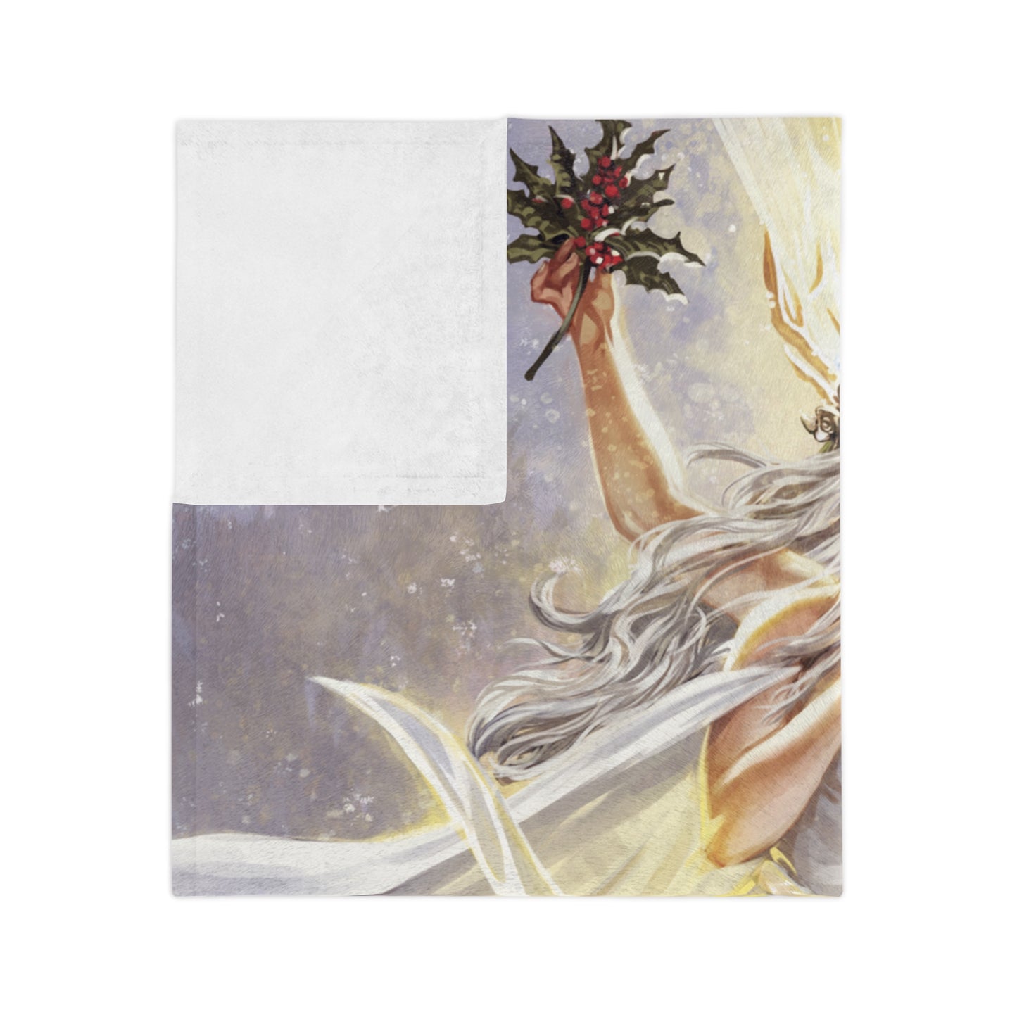 Christmas Past | Figura Obscura | Velveteen Microfiber Blanket