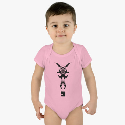 4H 25th Anniversary Logo | Black | Baby Bodysuit