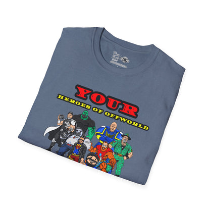 Heroes of Offworld | Mythic Legions | Fan Art | Soft T-Shirt