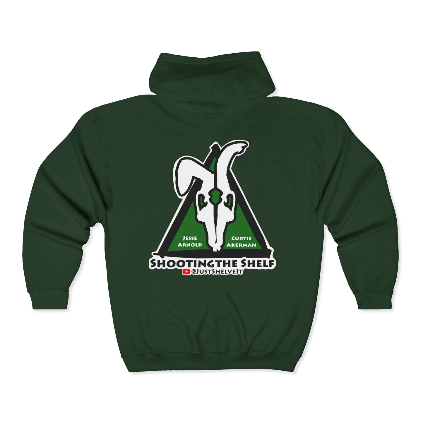 Shooting the Shelf Logo | Mythic Legions | Fan Art | Full Zip Hoodie
