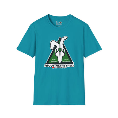 Shooting the Shelf Logo | Mythic Legions | Fan Art | Soft T-Shirt