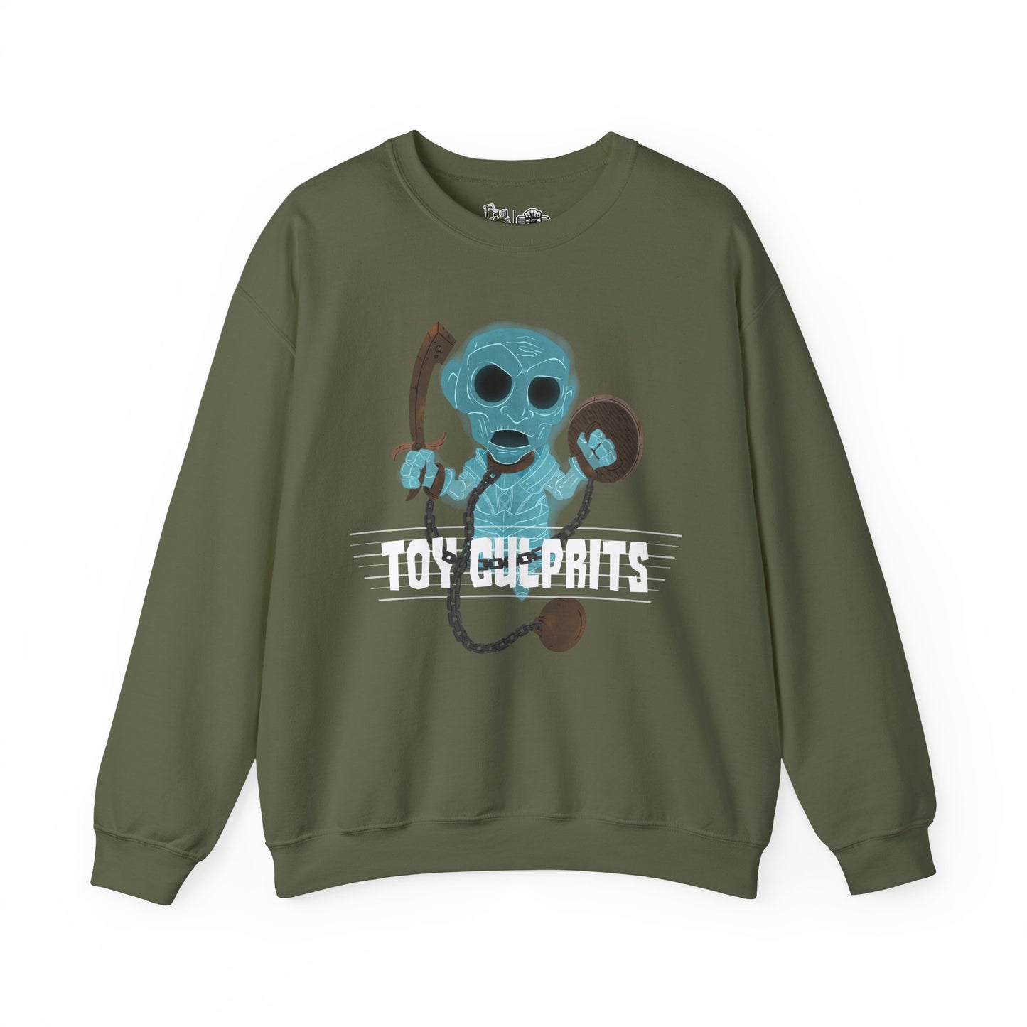 Toy Culprits Blue Ghost | Mythic Legions | Fan Art | Sweatshirt