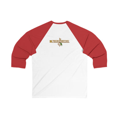 Father Christmas v2 | Figura Obscura | 3\4 Sleeve Baseball T-Shirt