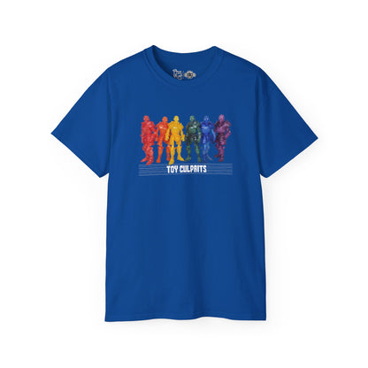 Rainbow Ghosts w/ Toy Culprits White Logo | Mythic Legions | Fan Art | Standard T-Shirt