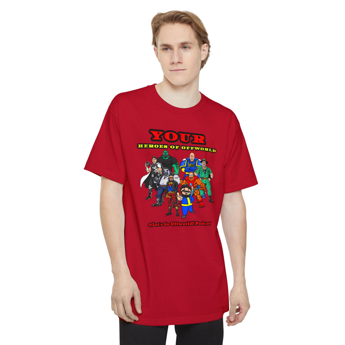 Heroes of Offworld | Mythic Legions | Fan Art | Tall T-Shirt