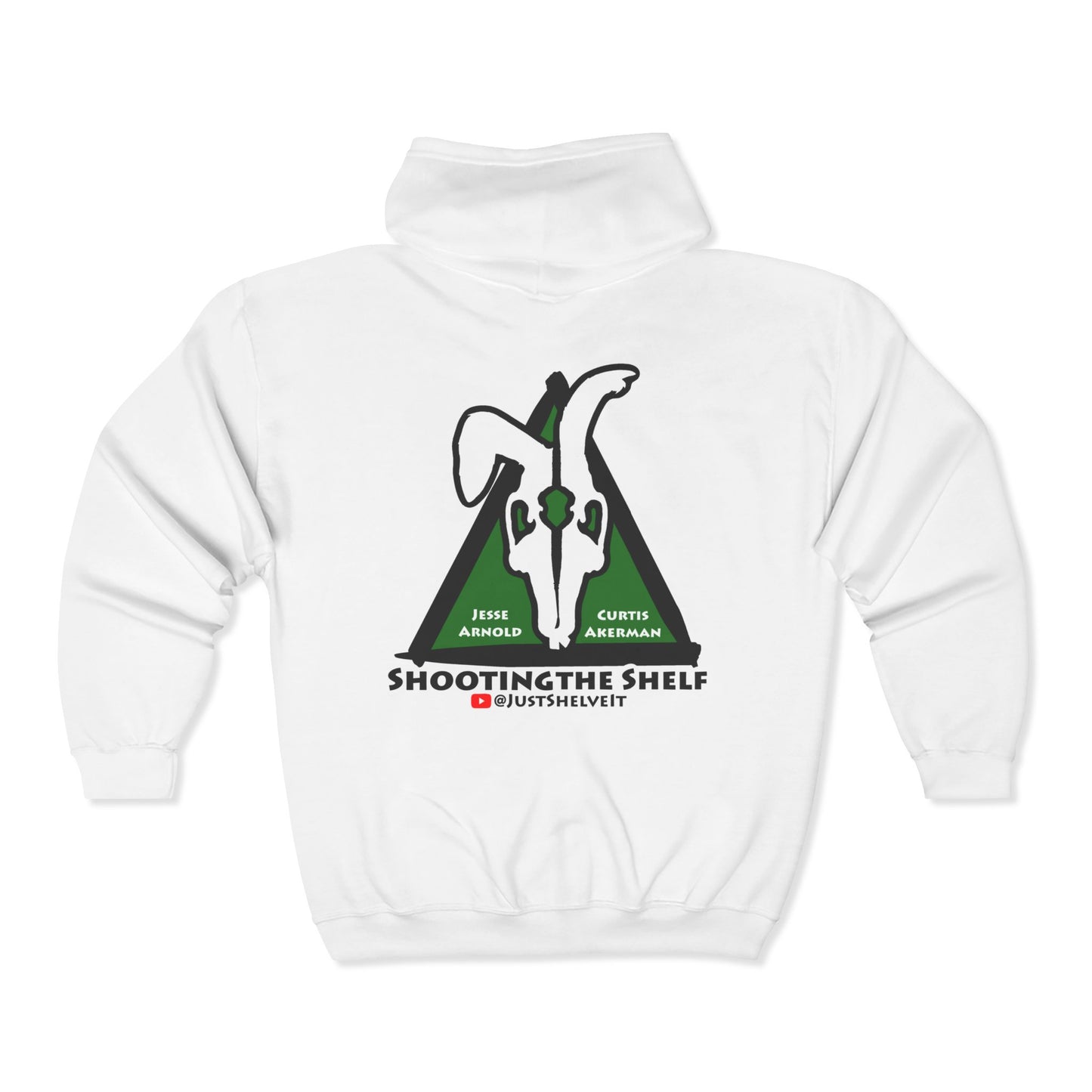 Shooting the Shelf Logo | Mythic Legions | Fan Art | Full Zip Hoodie