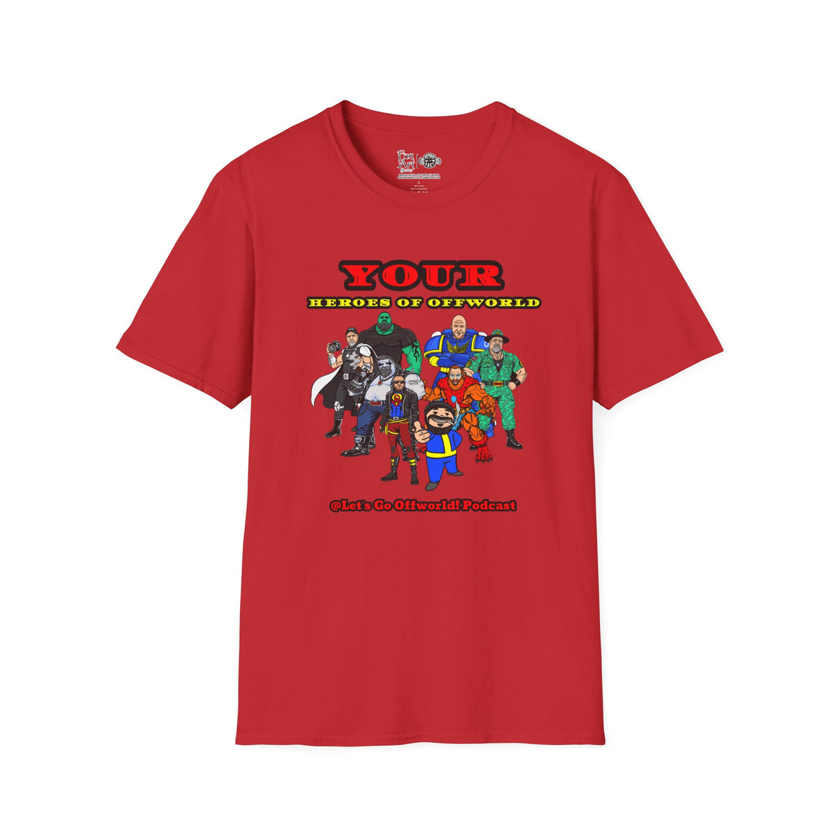 Heroes of Offworld | Mythic Legions | Fan Art | Soft T-Shirt