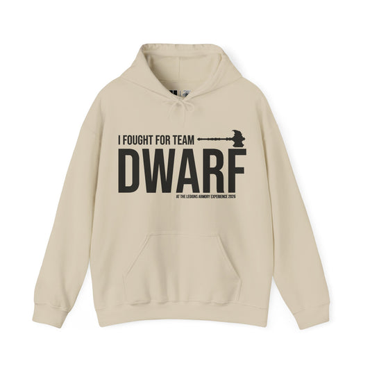 Team Dwarf Legions Con 2026 (Black Logo) | Mythic Legions | Pullover Hooodie