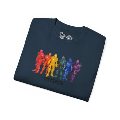 Rainbow Ghosts w/ Toy Culprits Black Logo | Mythic Legions | Fan Art | Standard T-Shirt