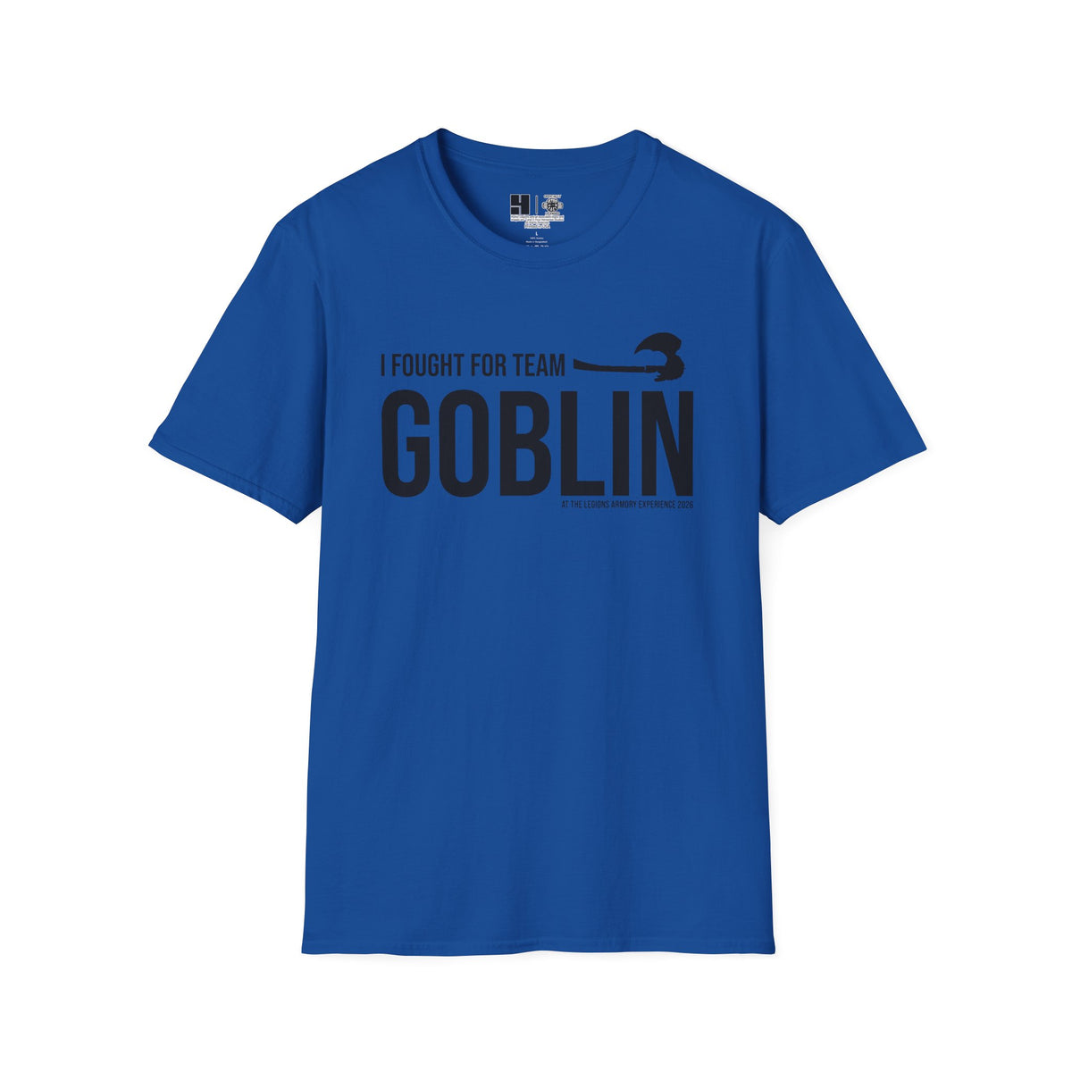 Team Goblin Legions Con 2026 (Black Logo) | Mythic Legions | Soft T-Shirt