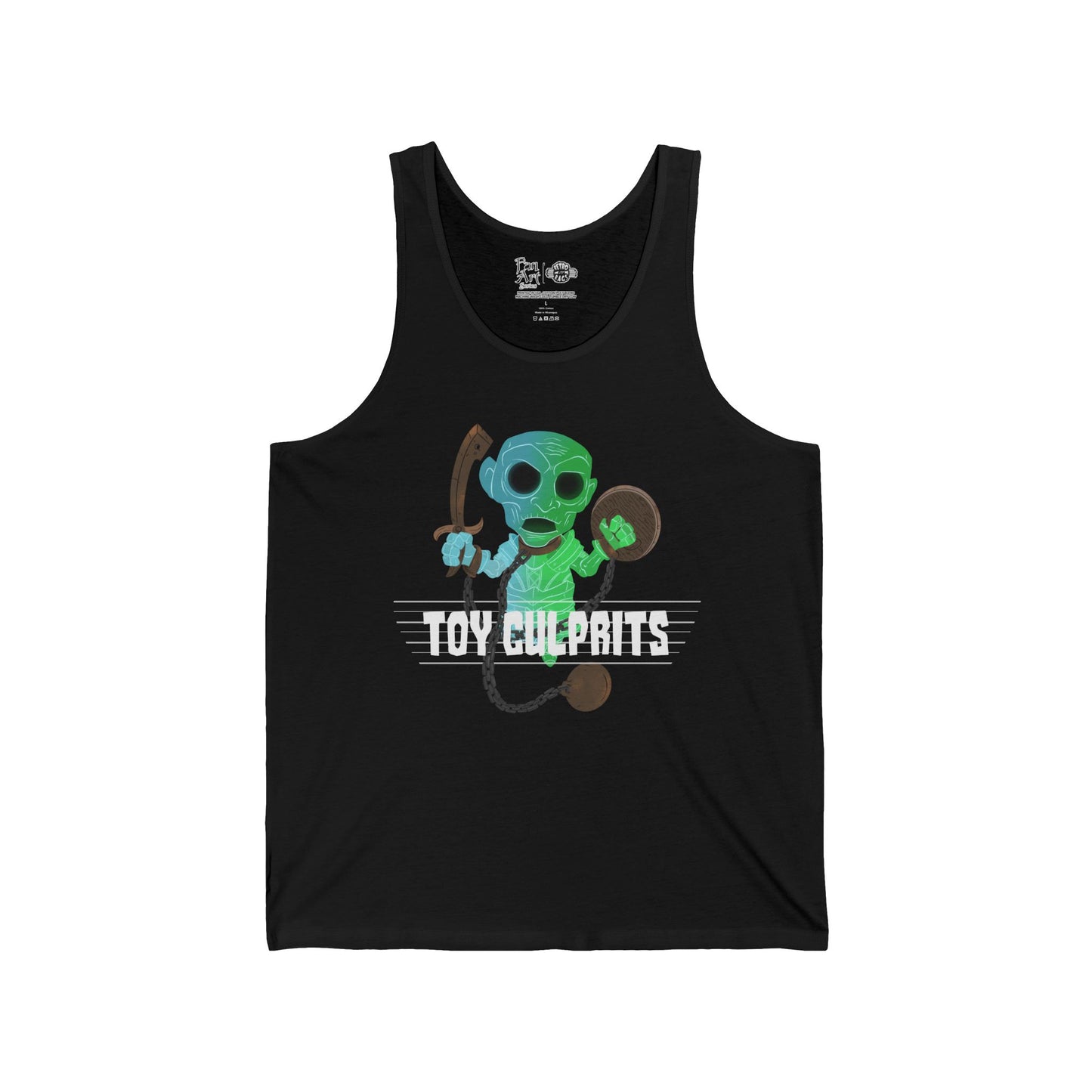 Toy Culprits Blue & Green Ghost | Mythic Legions | Fan Art | Tank Top