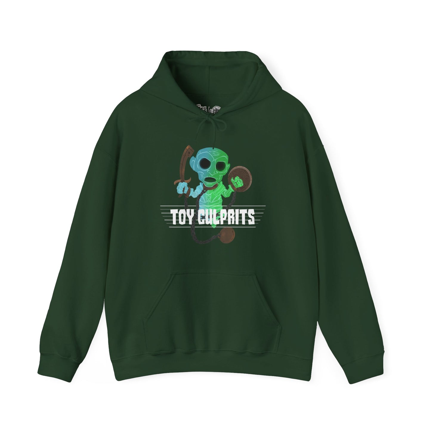 Toy Culprits Blue & Green Ghost | Mythic Legions | Fan Art | Pullover Hoodie