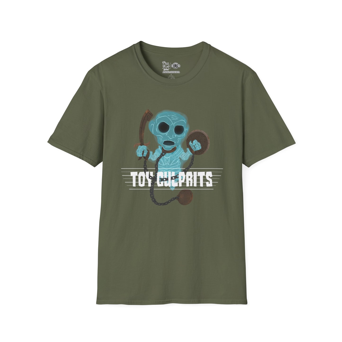 Toy Culprits Blue Ghost | Mythic Legions | Fan Art | Soft T-Shirt