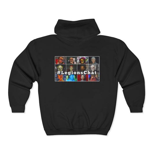 LegionsChat | Mythic Legions | Fan Art | Full Zip Hoodie