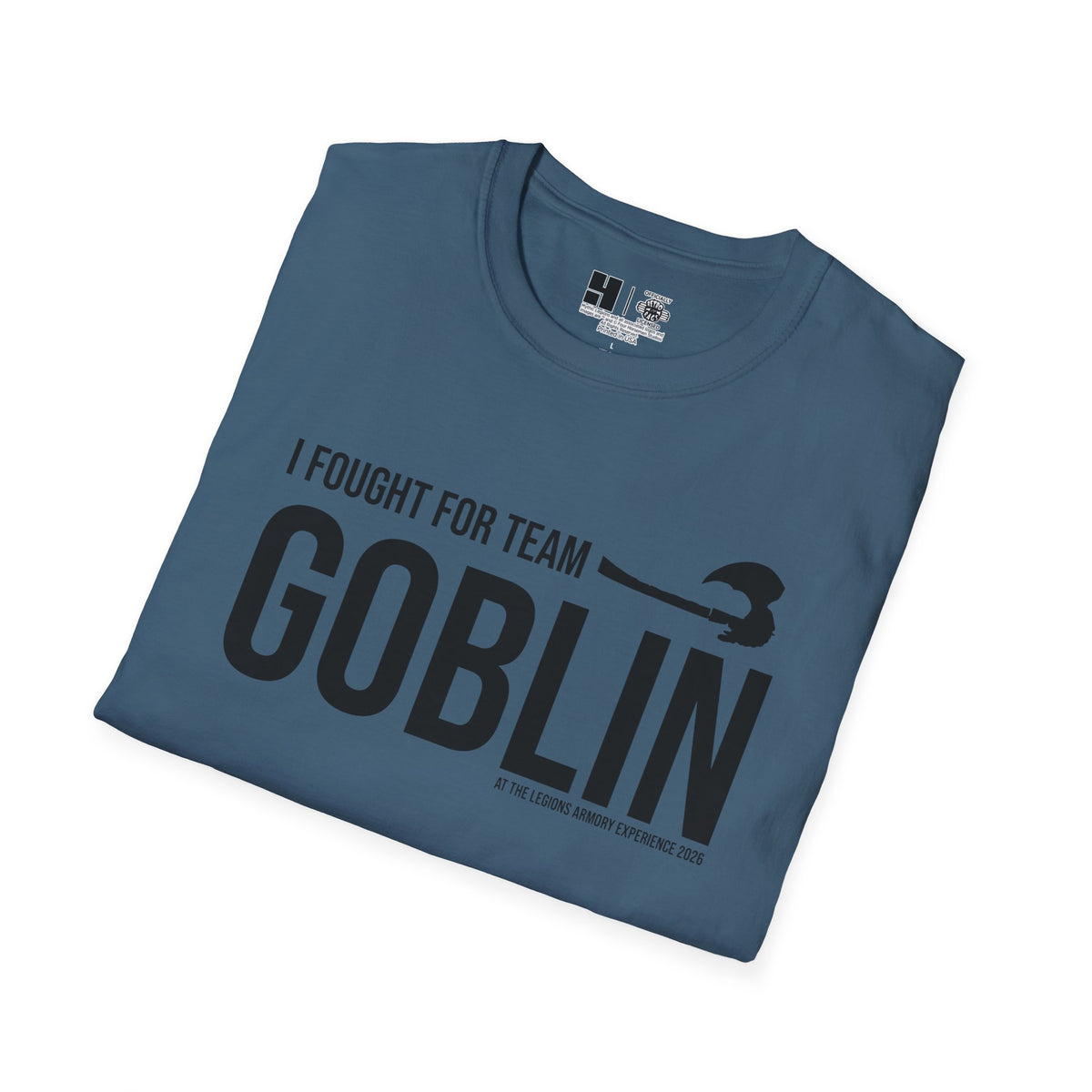 Team Goblin Legions Con 2026 (Black Logo) | Mythic Legions | Soft T-Shirt