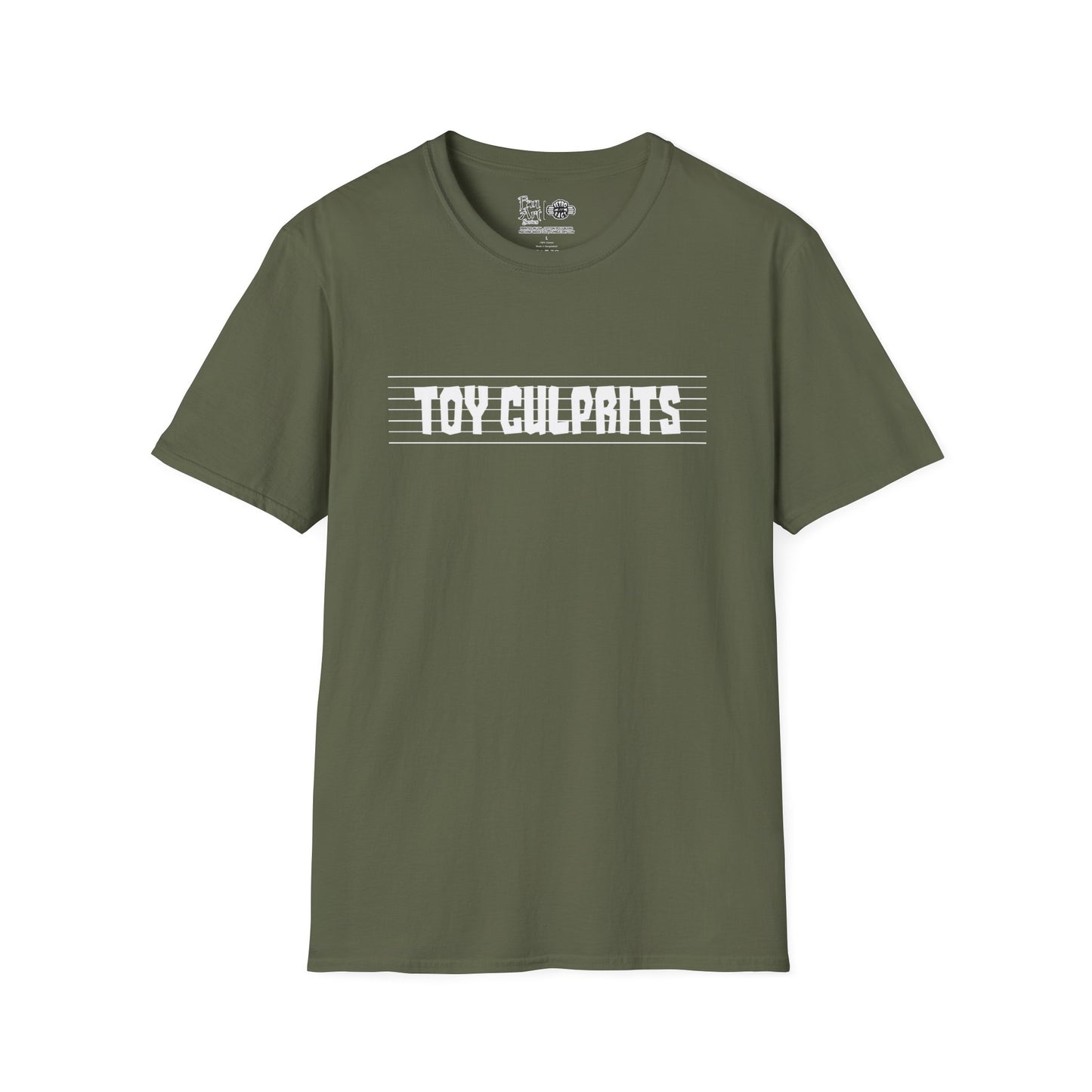 Toy Culprits White Logo | Mythic Legions | Fan Art | Soft T-Shirt