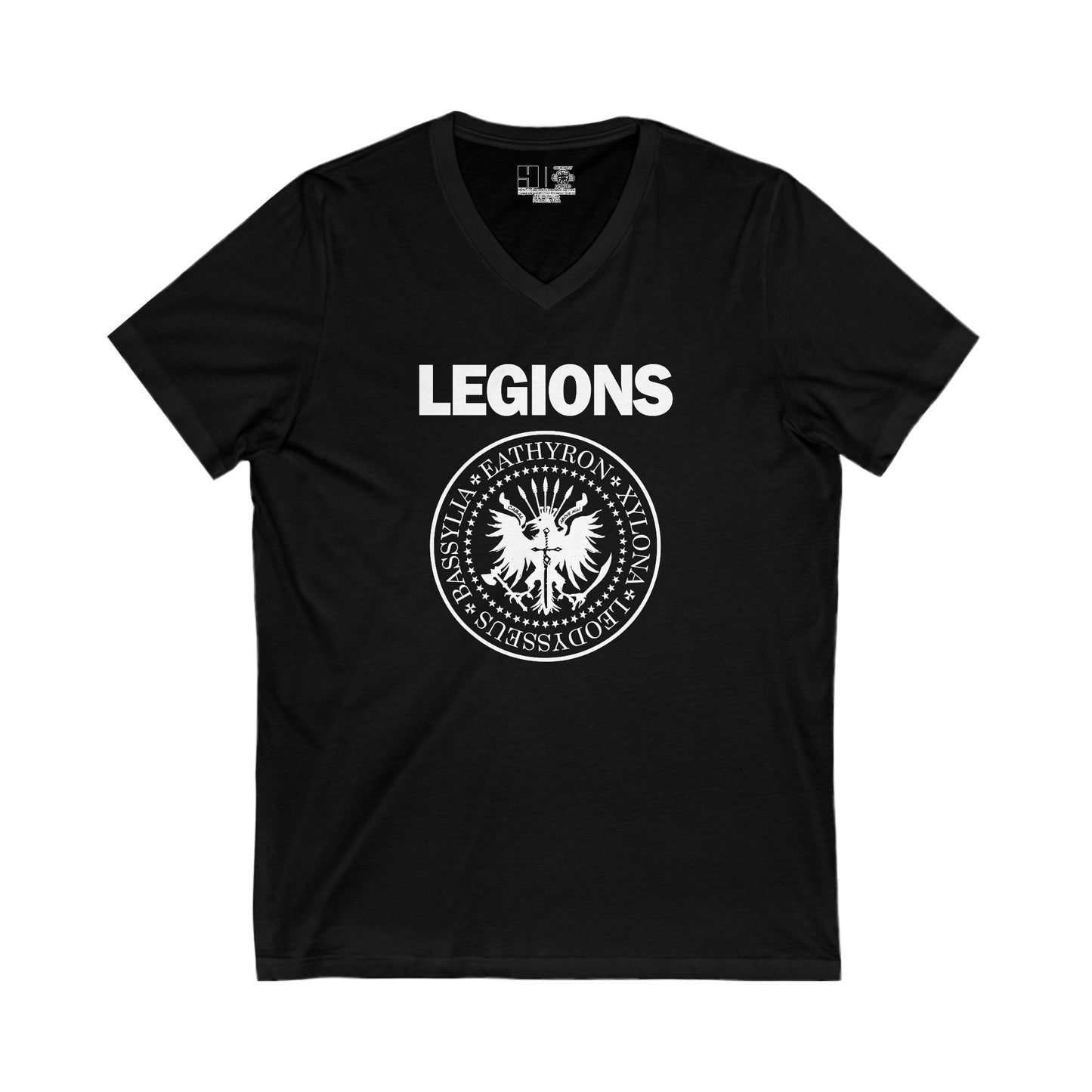 Heroic Factions Presidential Seal | Fan Art | Mythic Legions | V-Neck T-Shirt