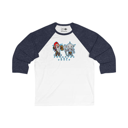 Shooting the Shelf | Mythic Legions | Fan Art | 3\4 Sleeve Baseball T-Shirt