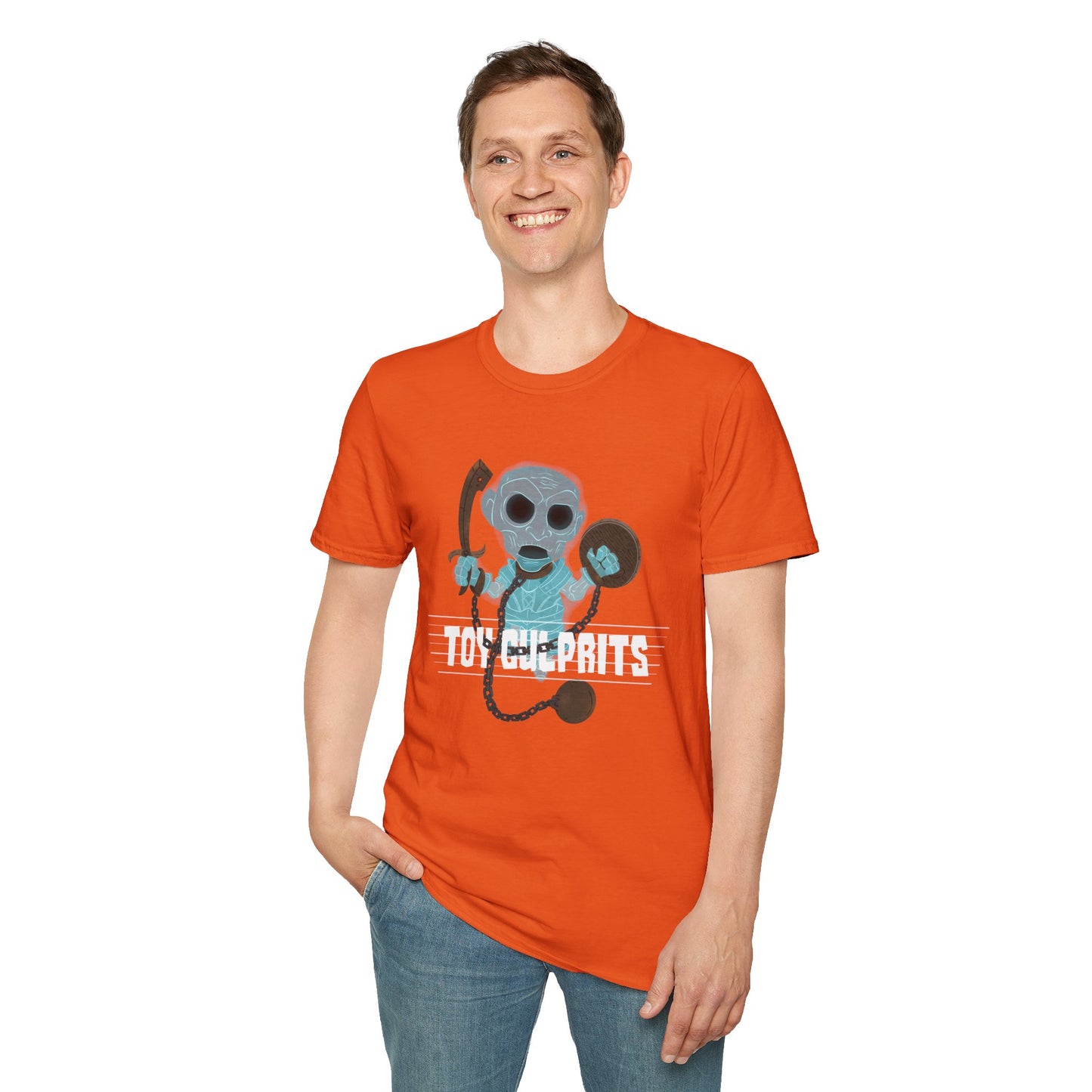 Toy Culprits Blue Ghost | Mythic Legions | Fan Art | Soft T-Shirt