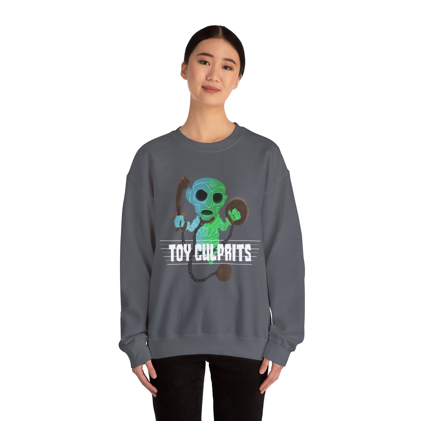 Toy Culprits Blue & Green Ghost | Mythic Legions | Fan Art | Sweatshirt