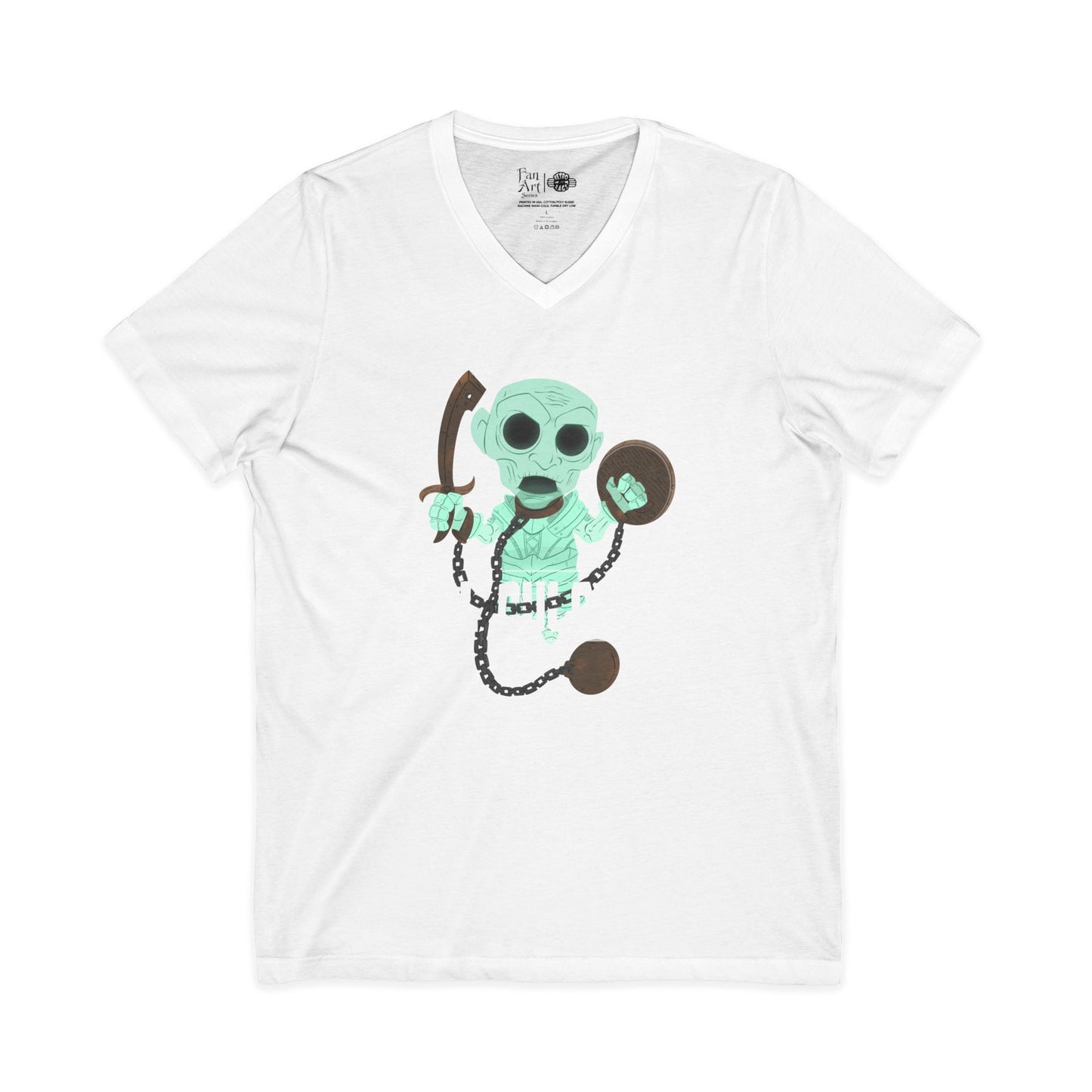 Toy Culprits Green Ghost | Mythic Legions | Fan Art | V-Neck T-Shirt