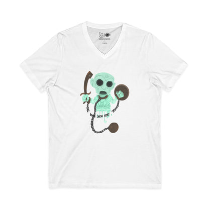 Toy Culprits Green Ghost | Mythic Legions | Fan Art | V-Neck T-Shirt
