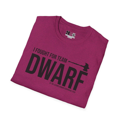 Team Dwarf Legions Con 2026 (Black Logo) | Mythic Legions | Soft T-Shirt