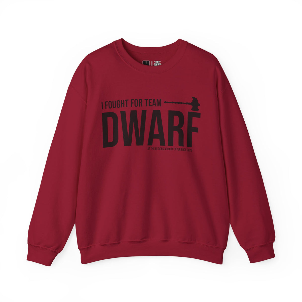 Team Dwarf Legions Con 2026 (Black Logo) | Mythic Legions | Sweatshirt