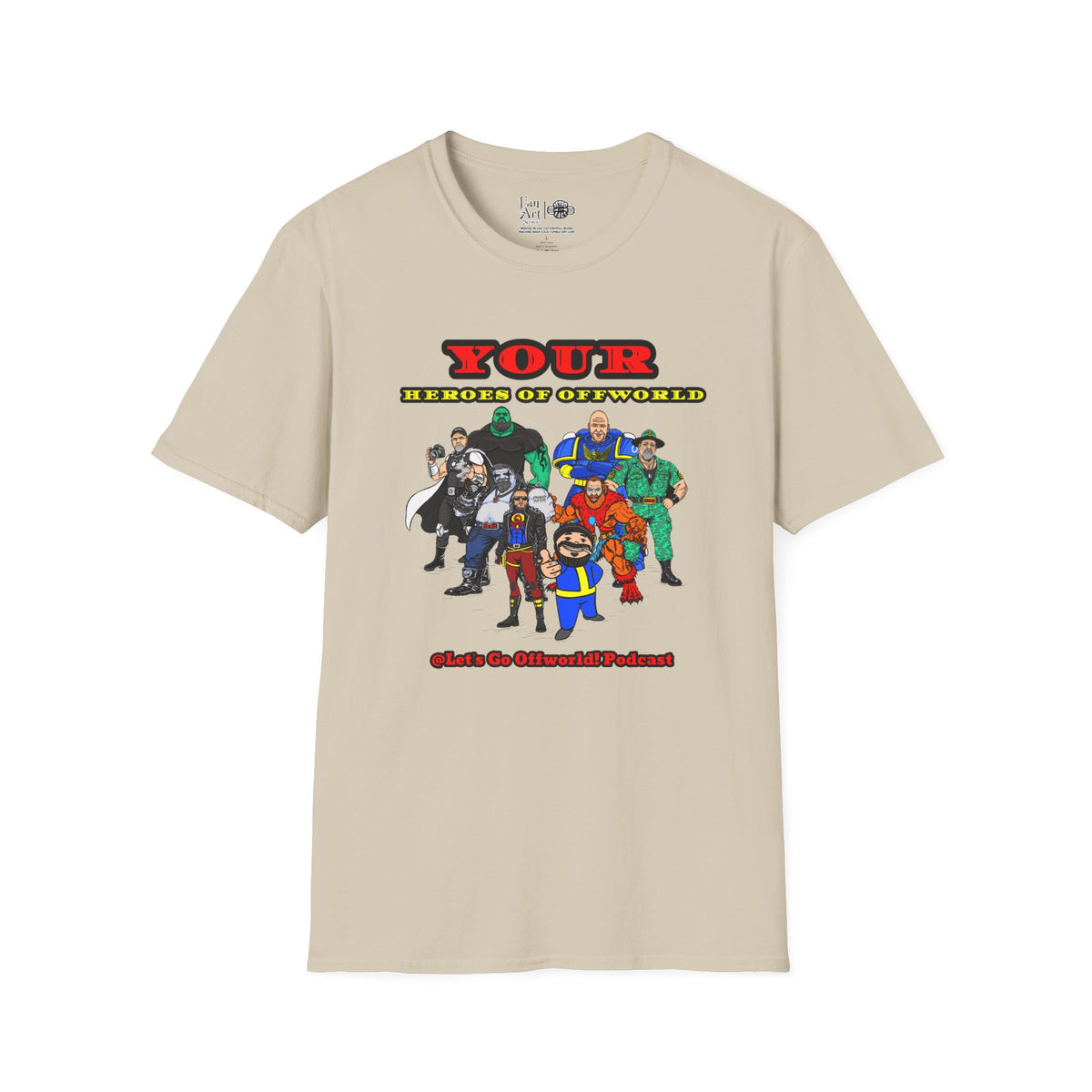 Heroes of Offworld | Mythic Legions | Fan Art | Soft T-Shirt