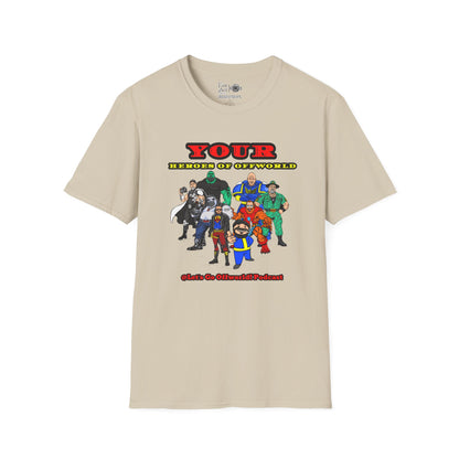 Heroes of Offworld | Mythic Legions | Fan Art | Soft T-Shirt