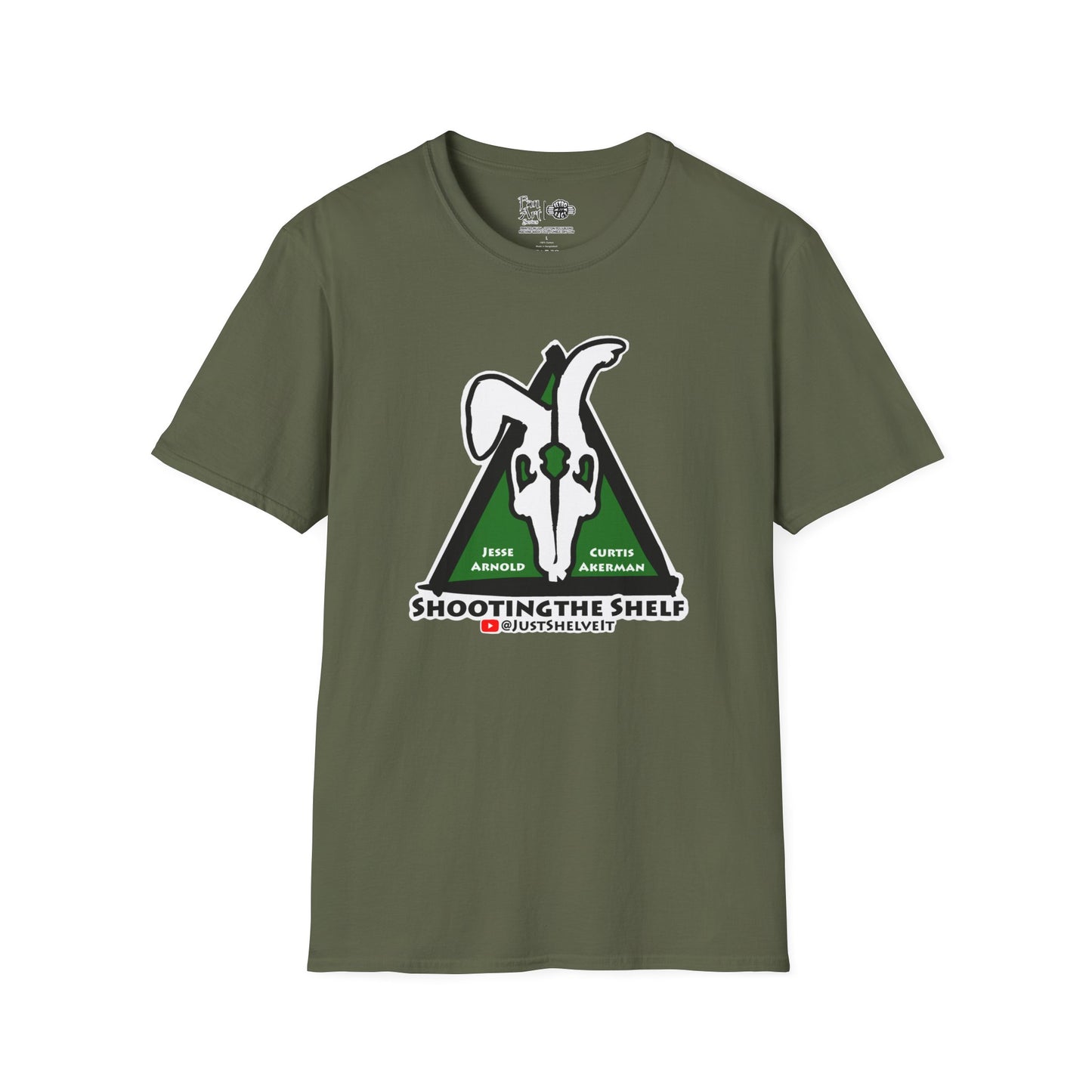 Shooting the Shelf Logo | Mythic Legions | Fan Art | Soft T-Shirt