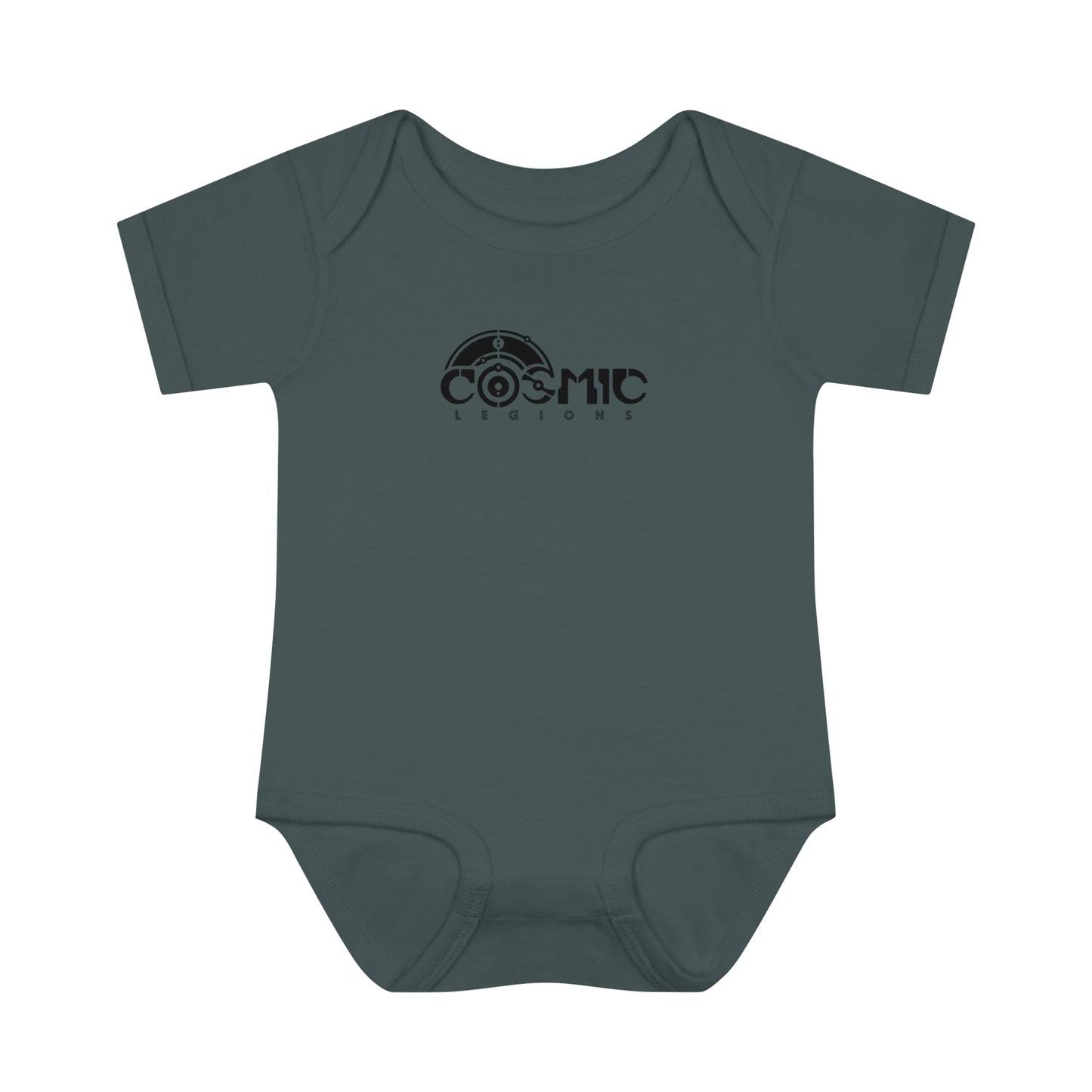 Cosmic Legions Logo | Black | Baby Bodysuit