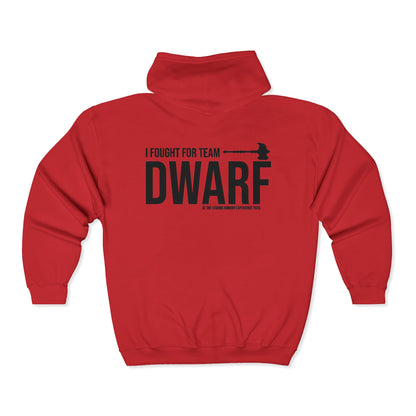 Team Dwarf Legions Con 2026 (Black Logo) | Mythic Legions | Full Zip Hoodie